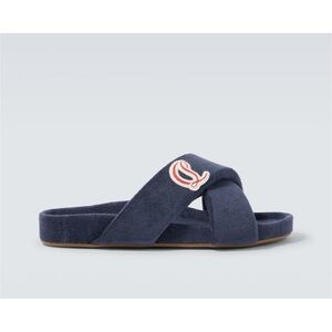 Christian Louboutin Hot Cross Grosgrain Sandal, Blue Christian Louboutin | Shoes | Christian Louboutin Hot Cross  main image 2